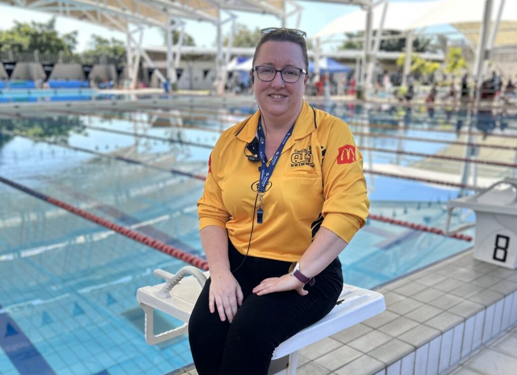 Sarah Emery CQ Swimming Technical Official