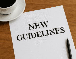 New guidelines in an office table
